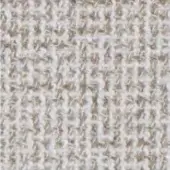 Heathered off-white fabric texture with vertical ribbing, dense weave, and matte finish, likely a wool or wool-blend composition.