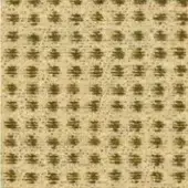 Pine tree textile pattern in muted olive-green and light beige, densely arranged in a grid with a subtle speckled woven texture.