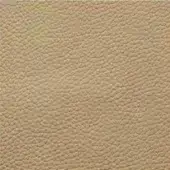 Beige pebbled leather texture with a fine-grained, circular pattern and matte finish, showing slight tonal variations and a smooth surface.