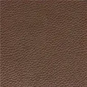 Brown pebbled leather texture with a consistent grain pattern, displaying a warm medium-brown hue and subtle tonal variations across the surface.