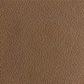 Brown leather texture with a repeating pebble grain pattern, displaying a smooth, consistent medium-brown hue and subtle tonal variations.
