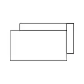 Rectilinear geometric composition, white and gray tones, minimalist arrangement of rectangular forms in a flat, two-dimensional layout.