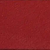 Red leather swatch displaying a granular texture, with “cprn homood” text identifying brand, material, and color code CL2000 col. 39.