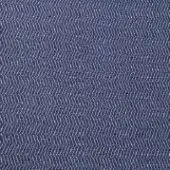 Herringbone fabric texture in muted blue, dense weave with tonal variations, matte finish, outdoor material sample co1004 col. from CPRN Homood.