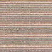 Horizontal stripe pattern in terracotta, rose, sage, yellow, and teal creates a dense, repetitive texture with subtle CPRN Homood branding.