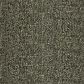 Olive green fabric sample with dense granular texture, speckled effect, matte finish, and subtle yellowish-green shimmer; text reads “pacini & cappellini”.