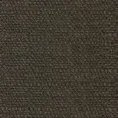 Dark brown woven fabric sample with a square grid pattern and matte finish, displaying subtle heathered tonal variations and textured surface.