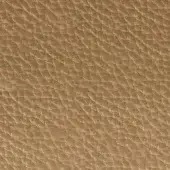 Leather texture sample, cacao brown color, with a dense pebbled grain and matte finish for durable upholstery.