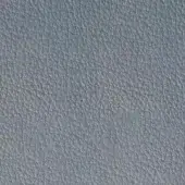 Leather texture sample, muted gray-blue, with a fine granular pattern of irregular lines and small bumps, matte finish, diffuse lighting.