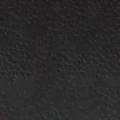 Dark gray leather texture, “pepe 9033” by Pacini & Cappellini, displays a matte finish with an irregular, heavily textured grain pattern.