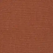 Terracotta fabric swatch with a matte finish and fine dotted texture, displaying a consistent earthy tone and uniform, tight weave.