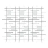 Modular shelving unit, metal rods and gray panels, geometric grid structure with a matte finish and contemporary design.
