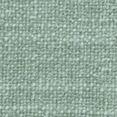 Sage green woven fabric texture with a linear pattern and matte finish, displaying heathered tonal variations and a nubby construction.