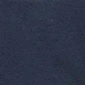 Dark blue textile sample, dense woven fabric with mottled texture, matte finish, consistent navy hue, subtle visual depth, and scattered fibers.