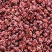 Pink and reddish-brown granular texture, composed of irregular diced elements with tonal variations from blush to burgundy, displaying subtle light and shadow.