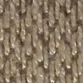 Dense woven taupe fabric texture displays a vertical pile with coarse fibers and a slightly frayed, linear pattern.