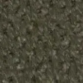 Dense granular texture in muted olive-green with brown and gray flecks, exhibiting a matte, slightly rough, and uniformly speckled surface.