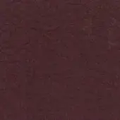 Reddish-brown leather texture with a consistent, pebbled grain and matte finish, displaying a saturated carrubo color and durable, aged quality.