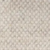 Cream looped pile textile with a nubby texture, displaying subtle ivory and beige tonal variations and diffused light reflection.