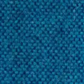 Teal woven fabric texture displaying a nubby, looped surface with tonal variations and a consistent, dense pattern throughout the close-up sample.