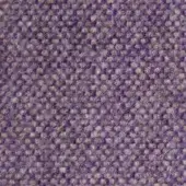 Lavender woven fabric texture with a dense, granular surface and matte finish, displaying a heathered effect and repeating knot pattern.