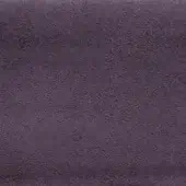 Purple fabric texture with a dense, matte pile and woven grain, displaying a uniform, granular surface; manufacturer text overlayed.