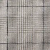 Beige and tan woven textile with a square grid pattern, dark brown accents, and a gray border; includes “formitalia” text.