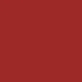 Racing red matte color swatch, uniform saturated tone, formitalia lacquering sample, isolated color palette display for reference.