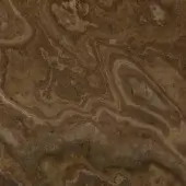 Eramosa marble texture features swirling brown bands with white lines, polished surface, warm earthy tones, and dense granular composition.