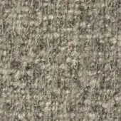 Textured gray surface with beige and taupe tones, displaying a dense looped pile construction and a fuzzy, nubby tactile quality.