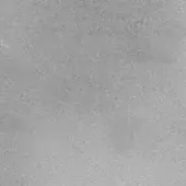 Metallic lacquered iron texture sample, medium gray, granular matte finish with subtle brushed markings and imprinted text.