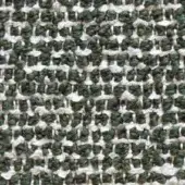 Woven tweed texture in muted olive green and off-white with a heathered, speckled pattern and irregular, dense weave.