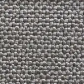 Heathered gray-brown woven fabric texture with dense, nubby weave and irregular knot pattern, displaying a matte finish.