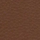 Brown textured surface with repeating organic shapes, consistent matte finish, and granular detail in a neutral studio setting.
