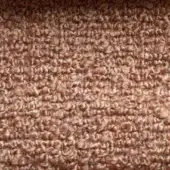 Looped fiber texture displaying warm brown and beige tones, with irregular rounded loops creating a three-dimensional, organic pattern.