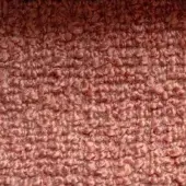 Terracotta looped pile fabric texture gradient, dense woven loops transition from darker to lighter warm tones, soft plush nubby surface.