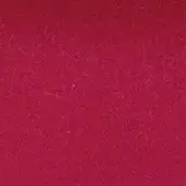 Crimson textile with a dense weave and rough texture, displaying subtle tonal variations and small light-colored flecks throughout the fabric.