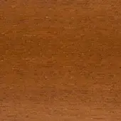 Iroko wood texture displaying a medium-brown glossy finish with natural grain patterns and a smooth, polished surface.