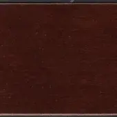 Dark cherry material swatch with a velvety texture, displaying subtle tonal variations and a matte finish, bordered by a beige edge.