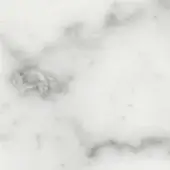 Carrara marble texture with white background and gray veining, displaying organic patterns, polished surface, and mineral inclusions.