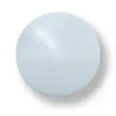 Pale blue sphere, matte finish, uniform color, round shape, soft shadow, white background, subtle texture, consistent curvature.