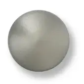Satin silver circular coaster with matte finish and subtle texture, presented on a white background with soft shadow.