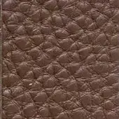 Brown quilted leather texture with repeating diamond pattern, matte finish, and consistent medium-brown color; “3m marrone” label visible.