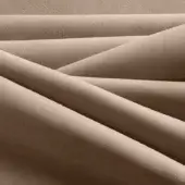 Cappuccino leather fabric stack, overlapping layers, subtle pebbled grain, matte finish, diffused studio lighting, tonal variations.