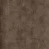 Brown linen-blend fabric sample with a tight grid weave, subtle tonal variations, dark flecks, and a matte finish; label reads “turri 727 c”.