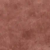 Terracotta fabric sample with mottled texture, dense granular weave, matte finish, and subtle tonal variations; label reads "turri > fabric cat. b > 744 l."