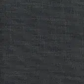 Dark gray woven fabric with golden threads, displaying a dense plain weave texture and matte finish; label reads "turri > fabric cat. b > 755 s."