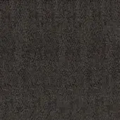 Textured fabric sample with repeating gray and black dot pattern on charcoal, woven with a nubby surface, labeled “turri > fabric cat. b > 758 c.”