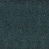 Teal textured fabric sample with dark gray threads, displaying a dense looped weave and mottled pattern; identified as “turri > fabric cat. b > 758 d.”