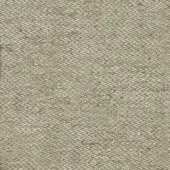 Woven fabric sample, beige and gray tones, dense irregular texture with visible fibers and a discreet "turri" label.